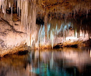 Bermuda caves crystal
