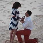 Proposing On One Knee on the Beach