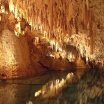 stalactites above the water