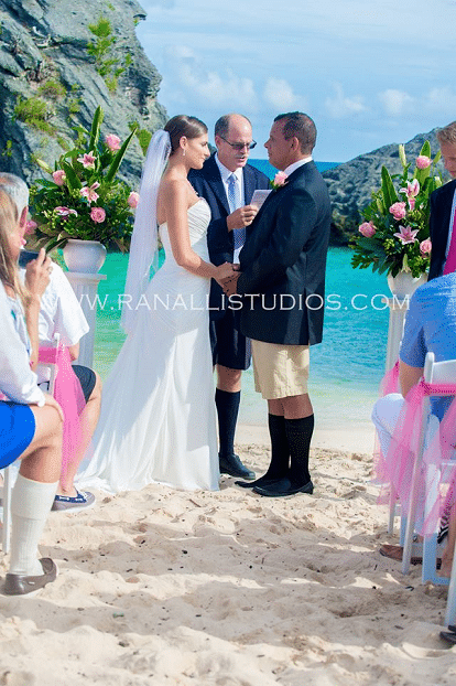 Beach Wedding In Bermuda Shorts Thinking Of Bermuda